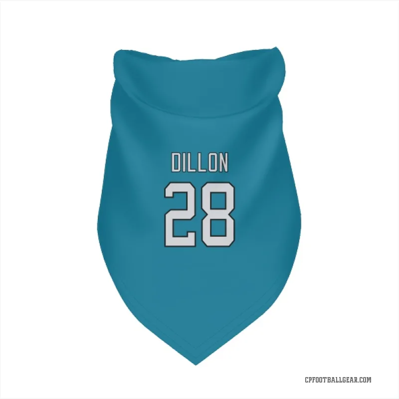 AJ Dillon  Blue Carolina Panthers  Cat & Dog Pet Bandana