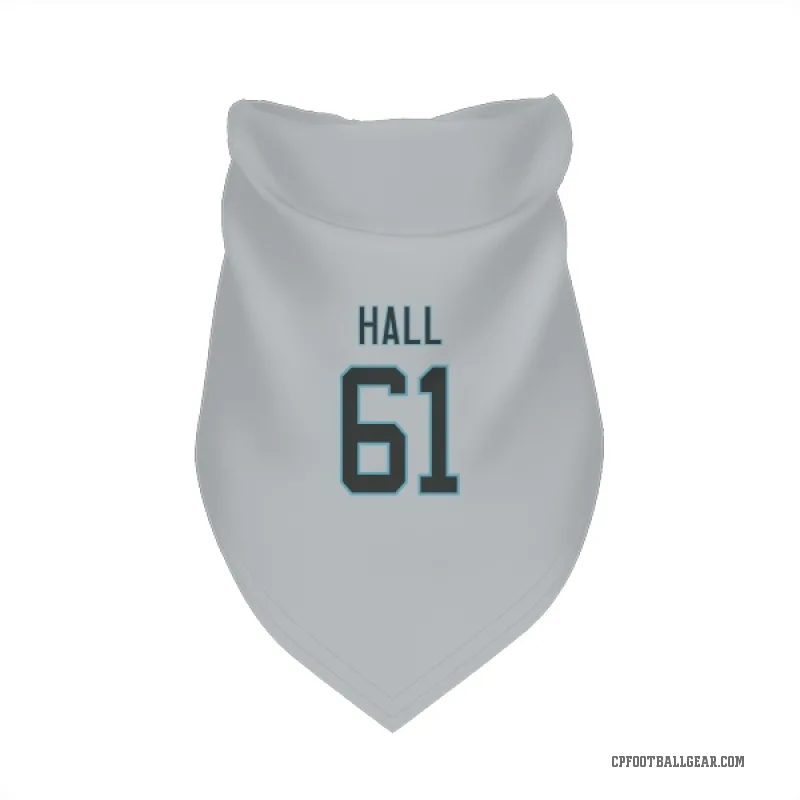 Aaron Hall  Carolina Panthers   Silver Cat & Dog Pet Bandana