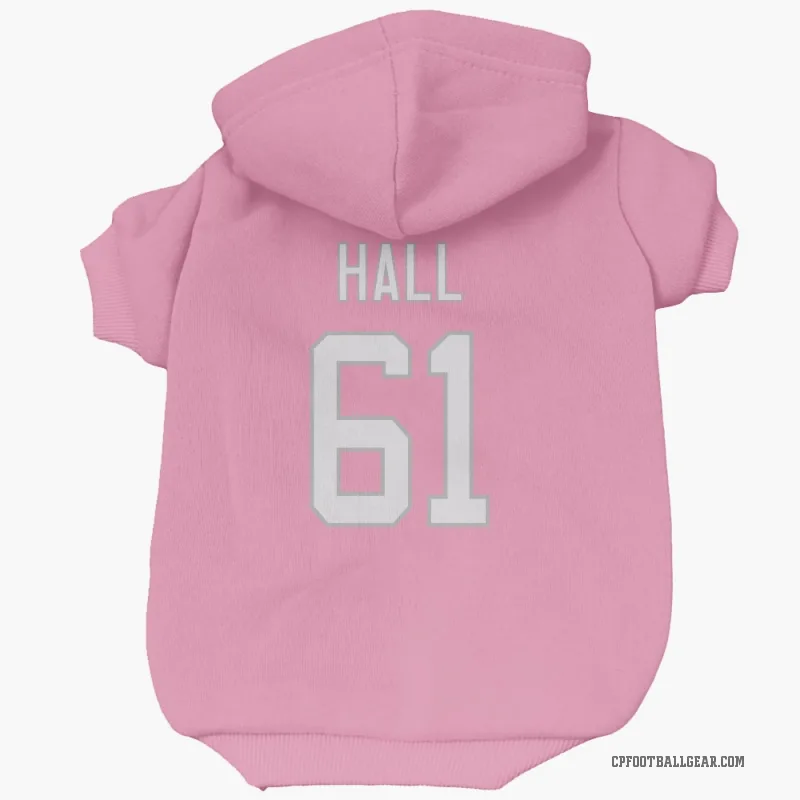 Aaron Hall  Pink Carolina Panthers  Cat & Dog Pet Hoodie