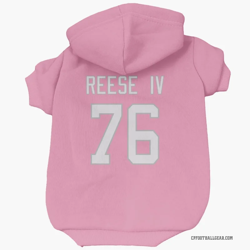 Albert Reese IV  Pink Carolina Panthers  Cat & Dog Pet Hoodie