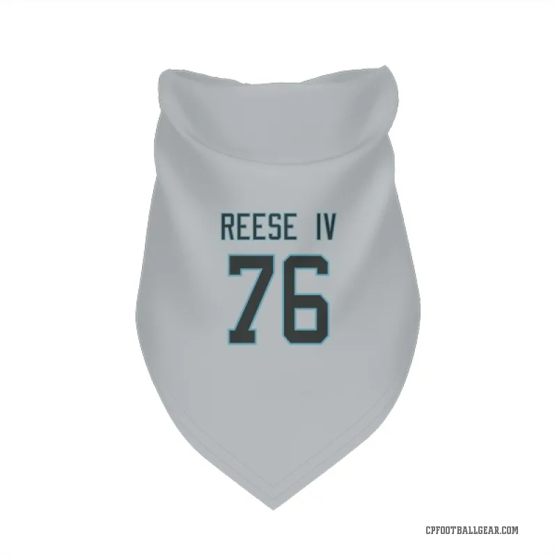 Albert Reese IV  White Carolina Panthers  Cat & Dog Pet Bandana