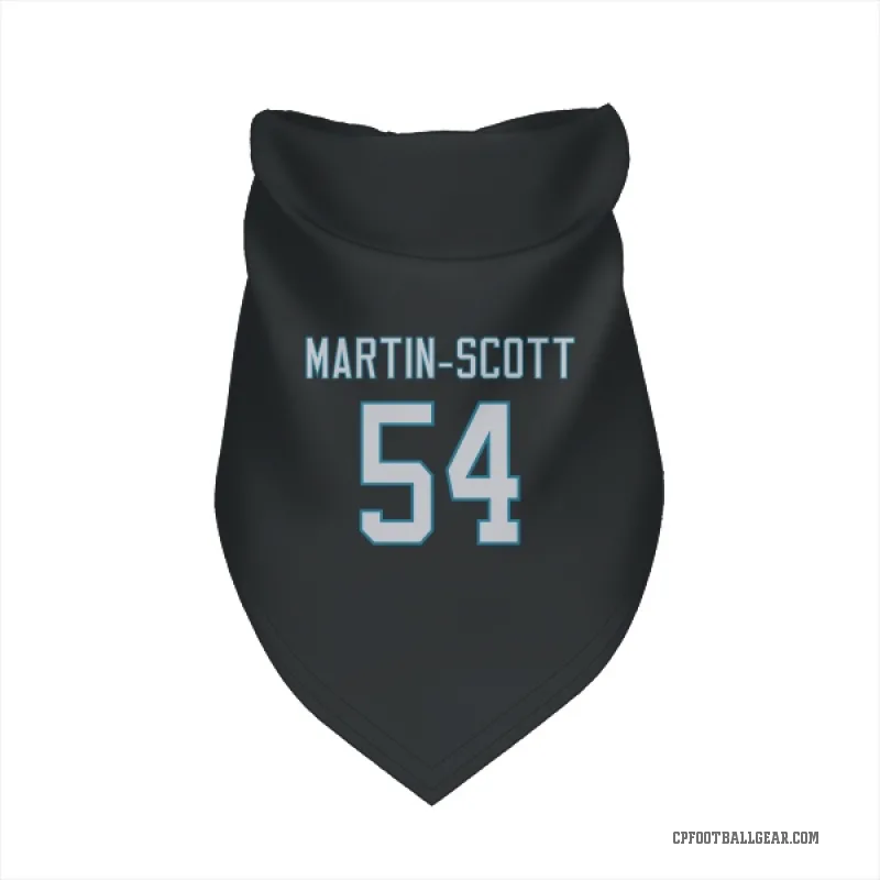 Bam Martin-Scott  Black Carolina Panthers  Cat & Dog Pet Bandana
