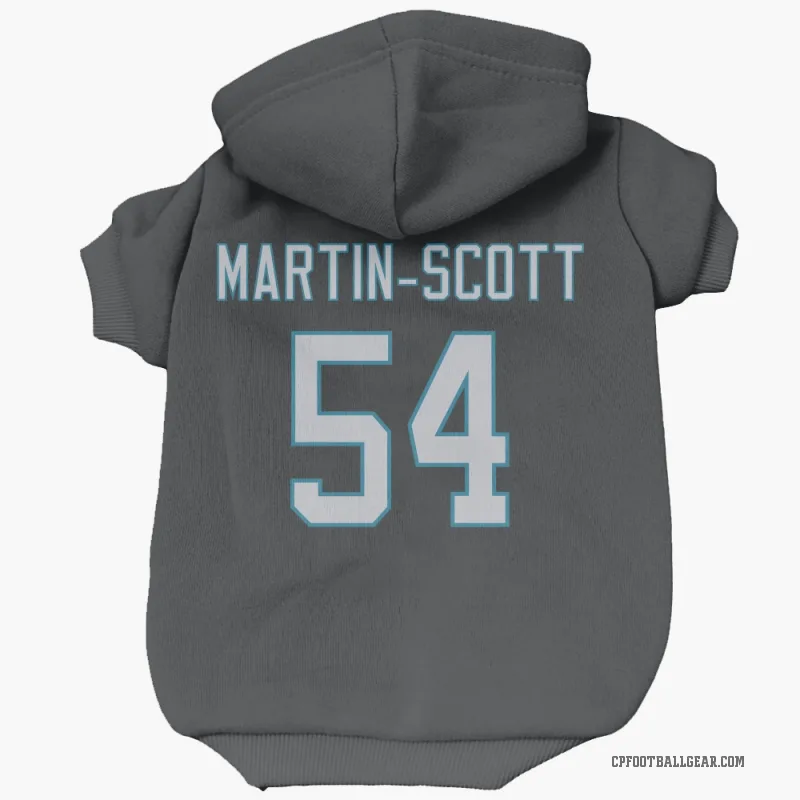 Bam Martin-Scott  Black Carolina Panthers  Cat & Dog Pet Hoodie