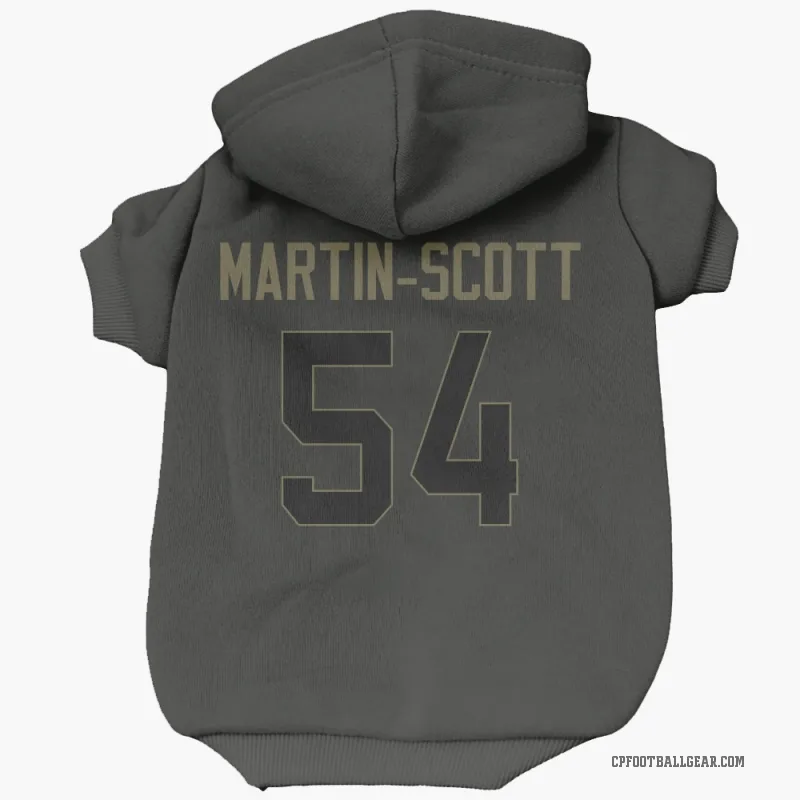 Bam Martin-Scott  Black Carolina Panthers  Service Cat & Dog Pet Hoodie