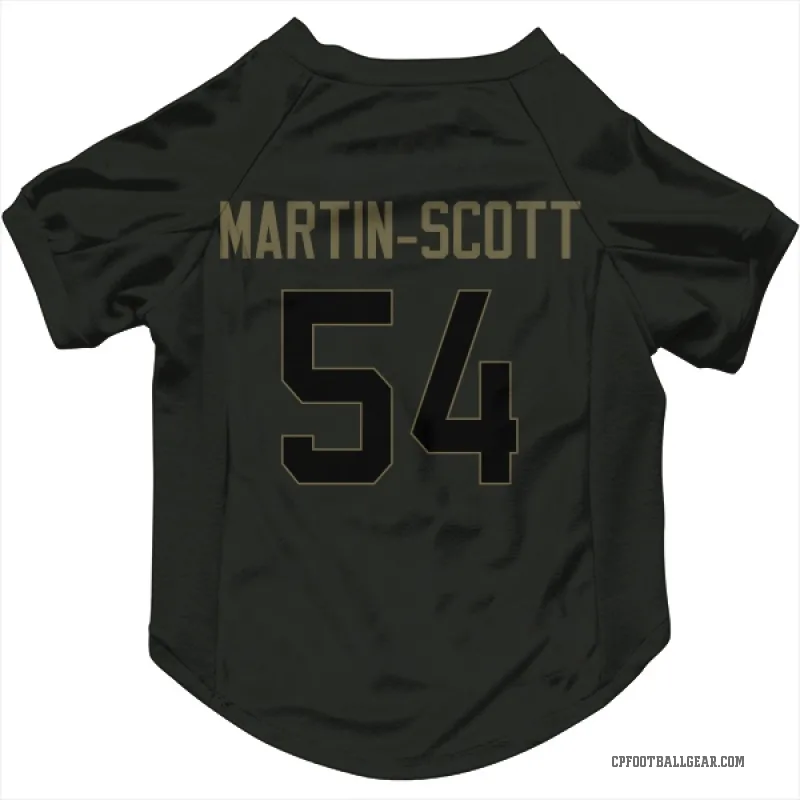 Bam Martin-Scott  Black Carolina Panthers  Service Cat & Dog Pet Jersey