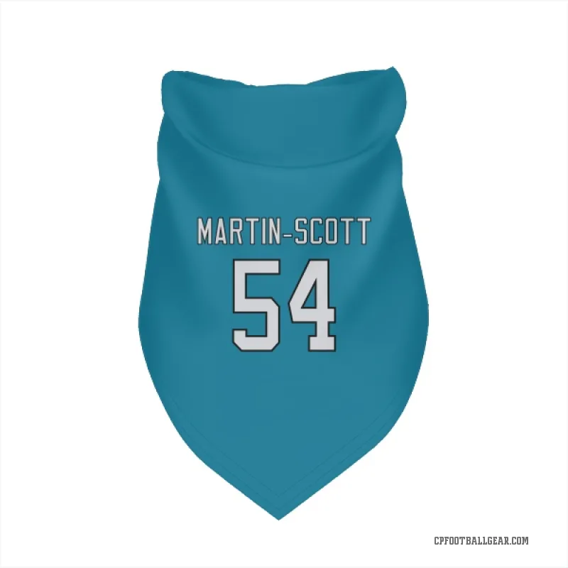 Bam Martin-Scott  Blue Carolina Panthers  Cat & Dog Pet Bandana