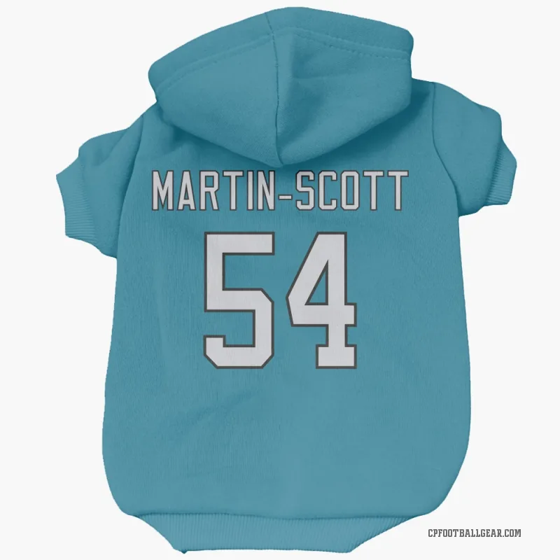 Bam Martin-Scott  Blue Carolina Panthers  Cat & Dog Pet Hoodie