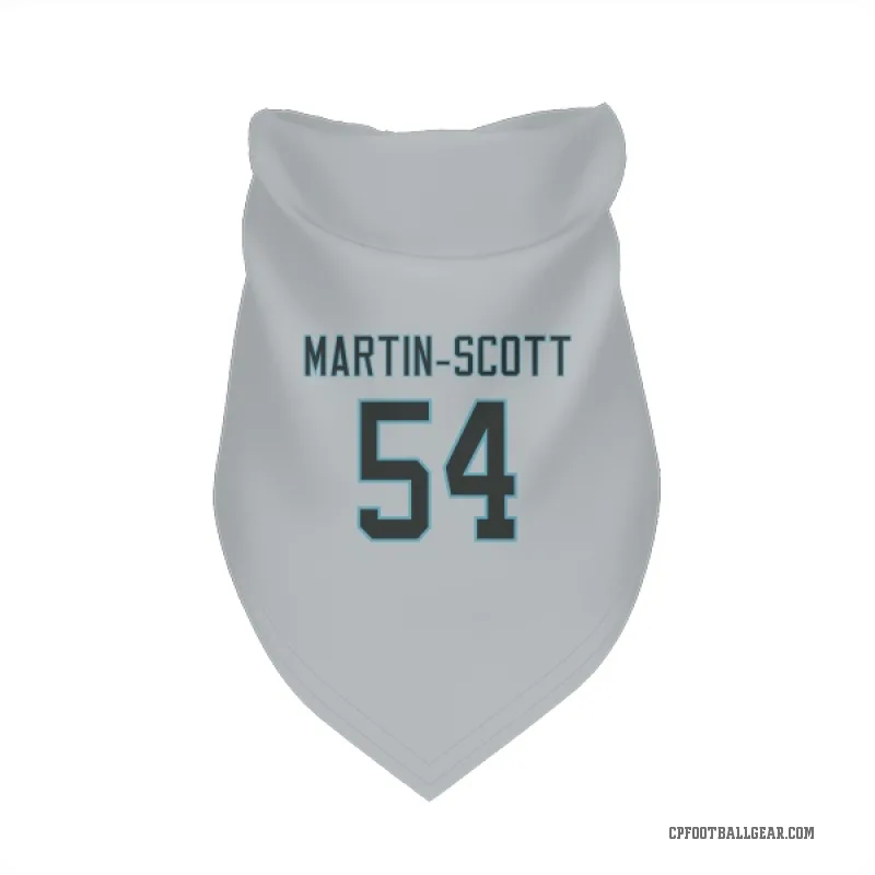 Bam Martin-Scott  Carolina Panthers   Silver Cat & Dog Pet Bandana