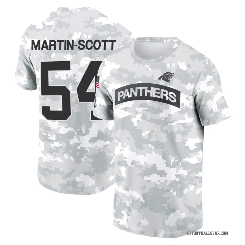 Bam Martin-Scott Men's Camo Carolina Panthers Arctic 2024 Salute to Service Performance T-Shirt
