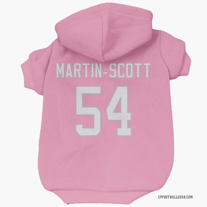 Bam Martin-Scott  Pink Carolina Panthers  Cat & Dog Pet Hoodie