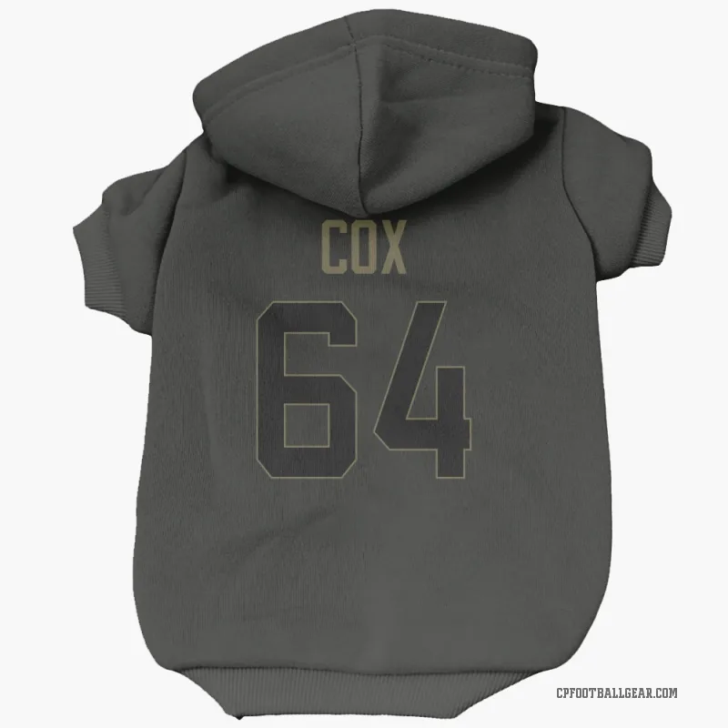 Bryan Cox  Black Carolina Panthers  Service Cat & Dog Pet Hoodie