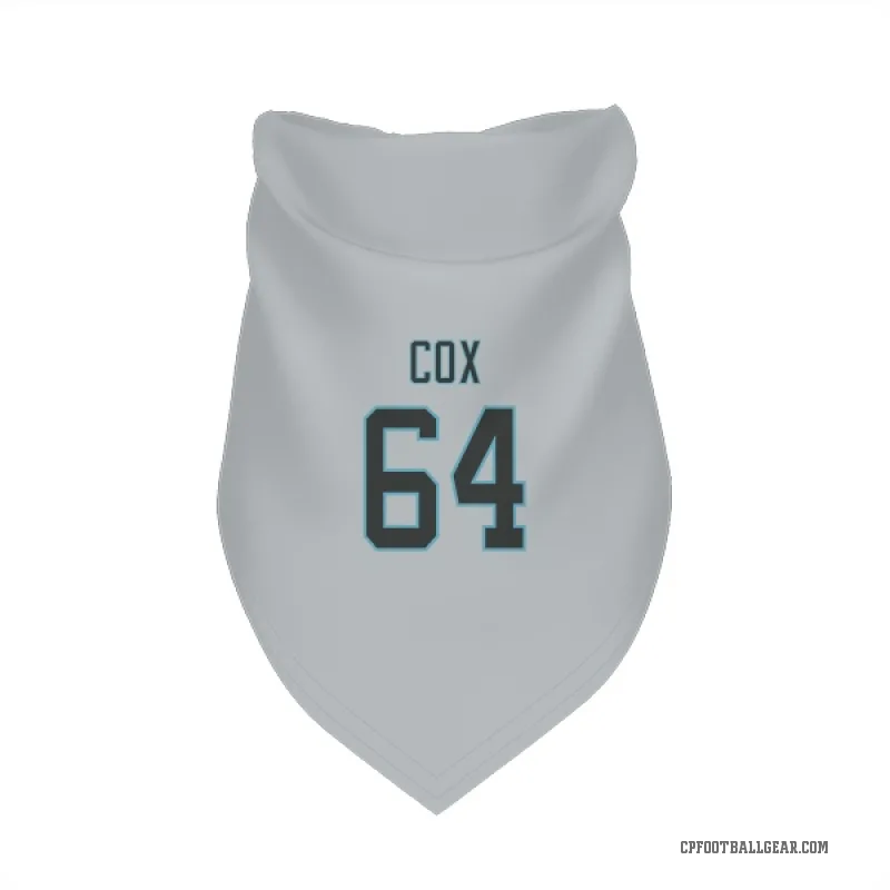 Bryan Cox  Carolina Panthers   Silver Cat & Dog Pet Bandana