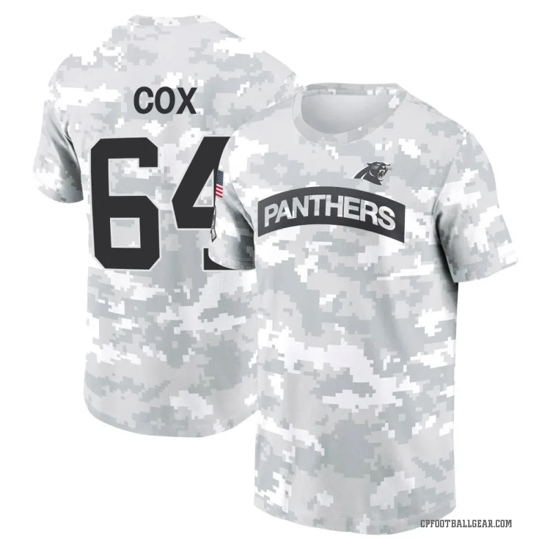 Bryan Cox Men's Camo Carolina Panthers Arctic 2024 Salute to Service Performance T-Shirt