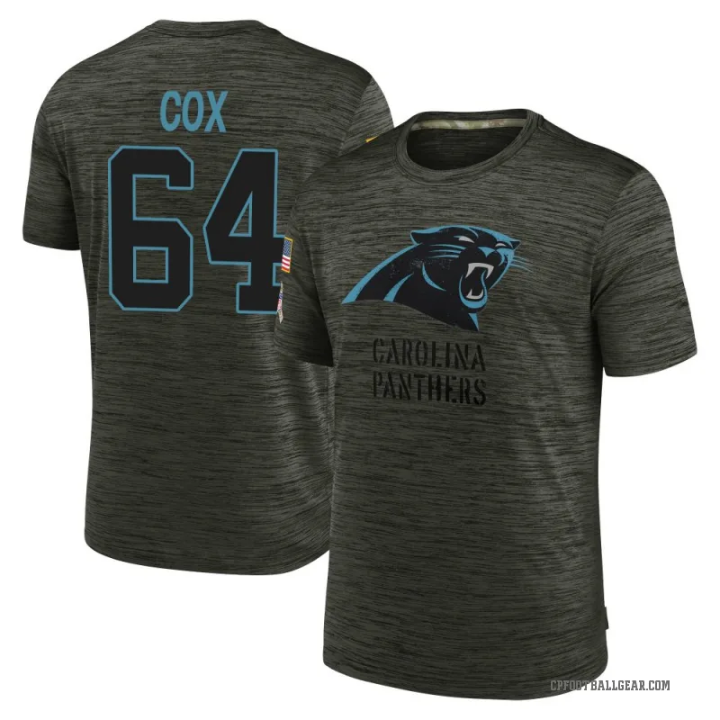 Bryan Cox Men's Olive Carolina Panthers 2025 Salute to Service Velocity T-Shirt