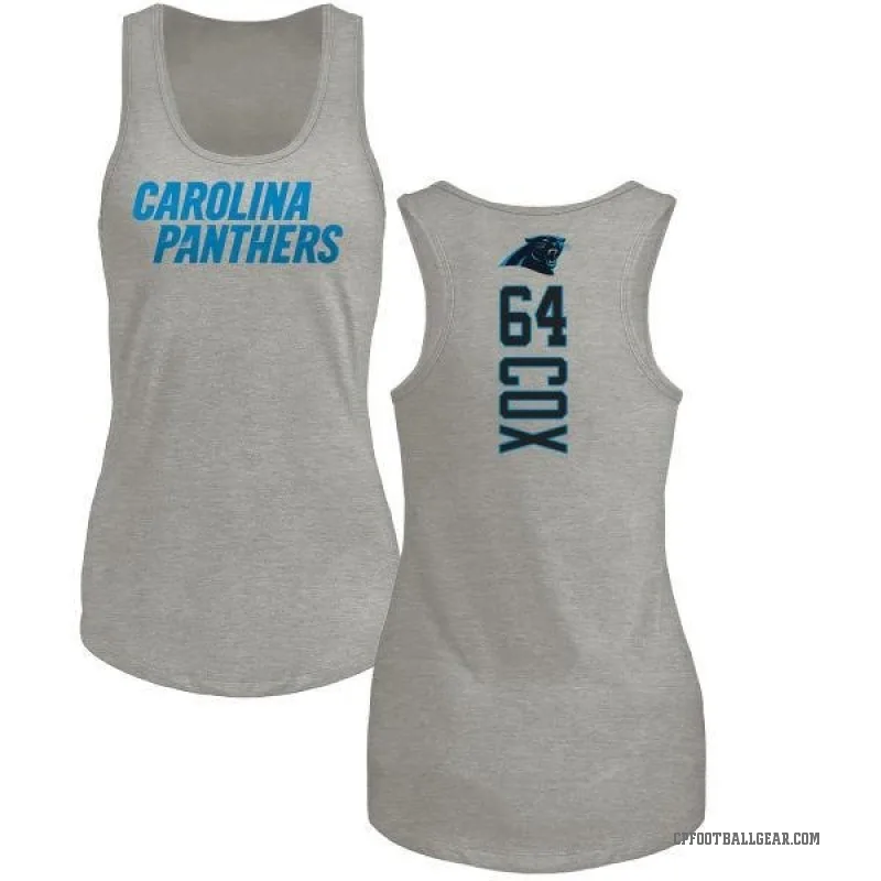 Bryan Cox Women's Ash Carolina Panthers Backer Tank Top -