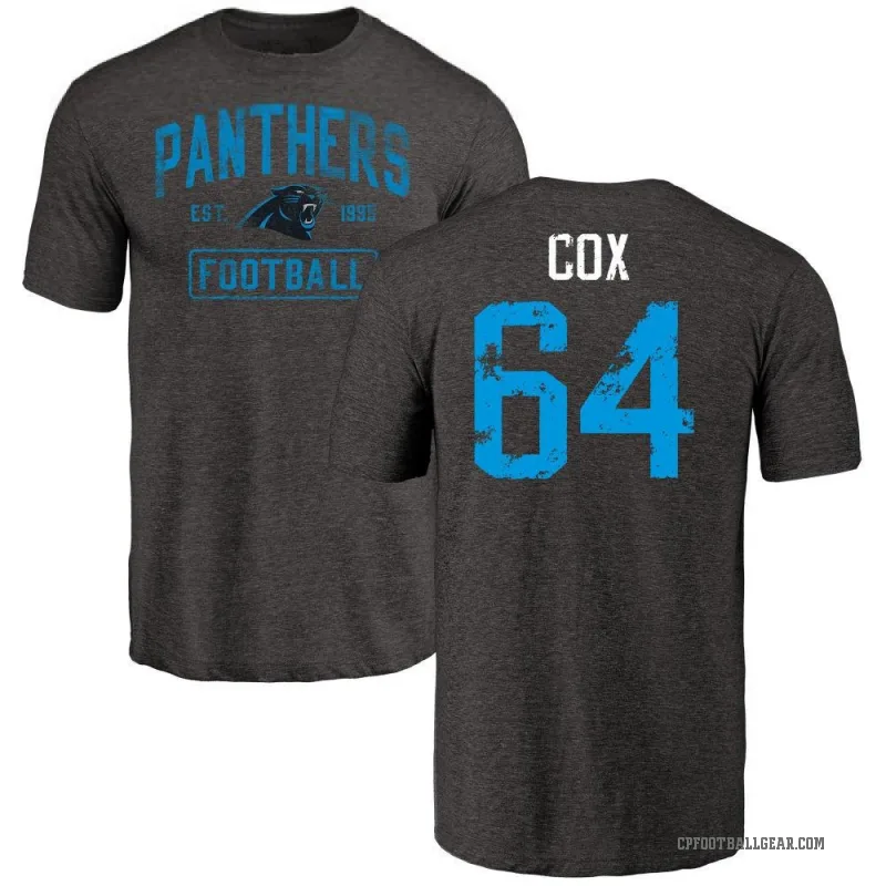 Bryan Cox Youth Black Carolina Panthers Distressed T-Shirt