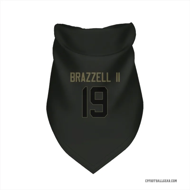 Chris Brazzell II  Black Carolina Panthers  Service Cat & Dog Pet Bandana