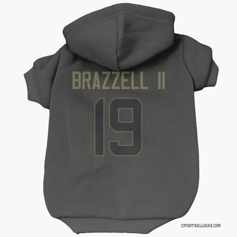 Chris Brazzell II  Black Carolina Panthers  Service Cat & Dog Pet Hoodie