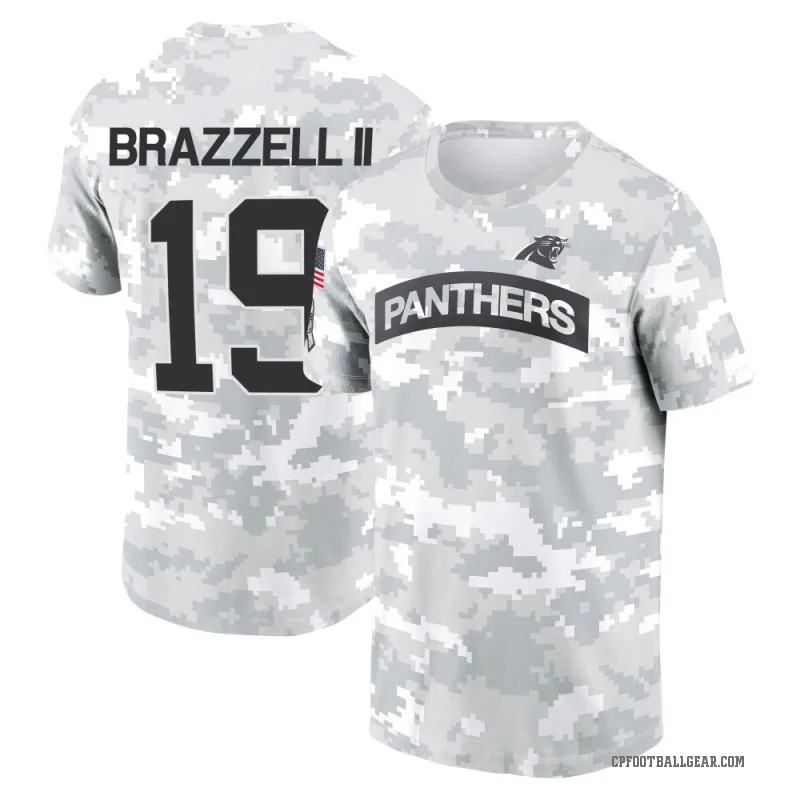 Chris Brazzell II Men's Camo Carolina Panthers Arctic 2024 Salute to Service Performance T-Shirt