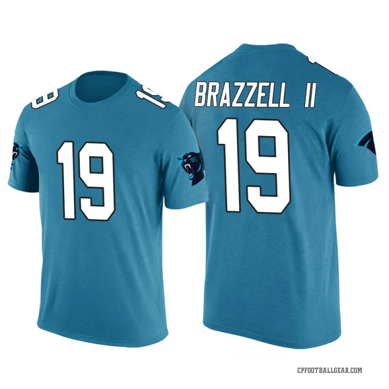 Chris Brazzell II Youth Blue Carolina Panthers Color Rush T-Shirt