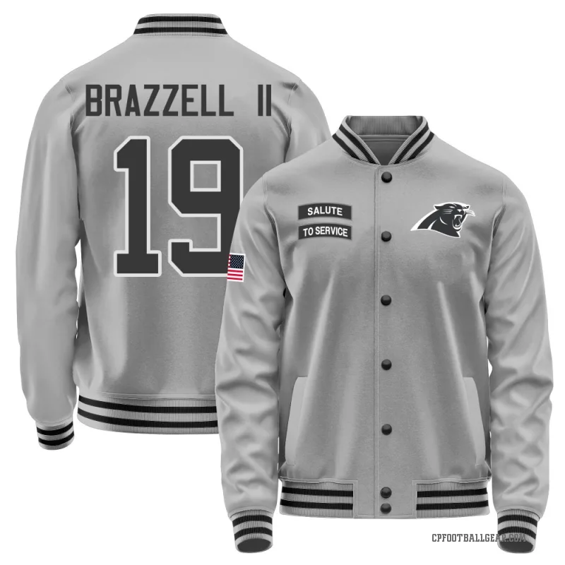 Chris Brazzell II Youth Gray Carolina Panthers Salute to Service Performance Jacket