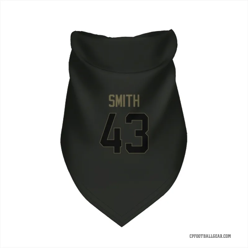 DeVonta Smith  Black Carolina Panthers  Service Cat & Dog Pet Bandana