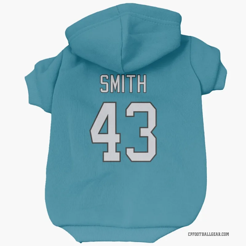 DeVonta Smith  Blue Carolina Panthers  Cat & Dog Pet Hoodie