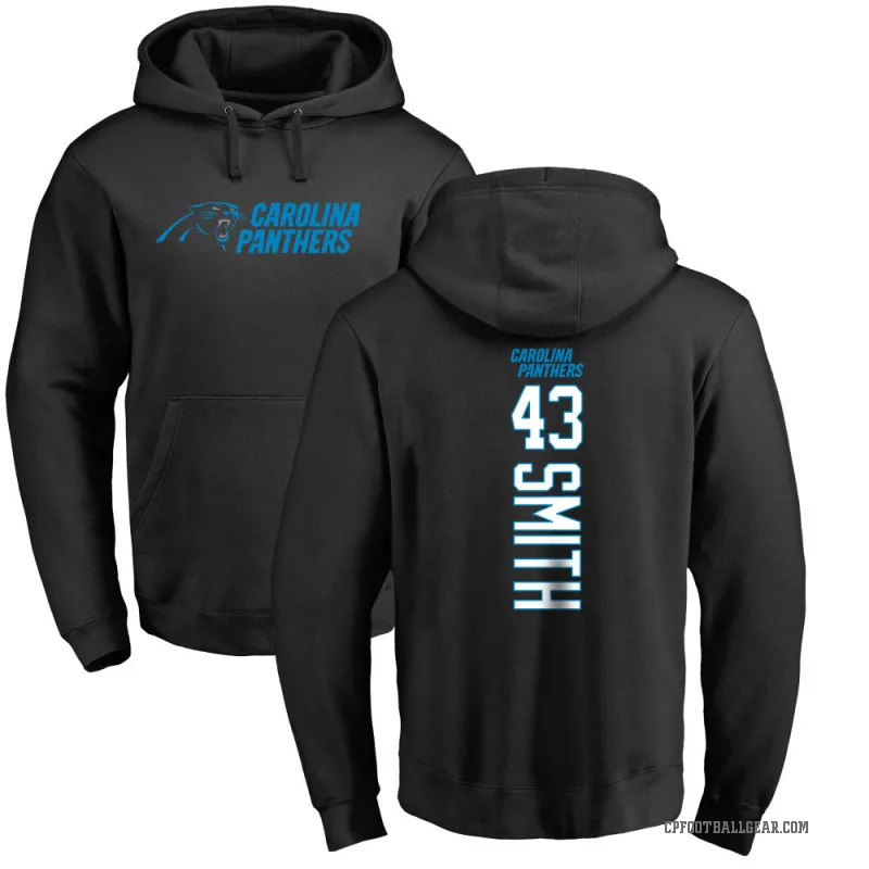 DeVonta Smith Men's Black Carolina Panthers Pro Line Backer Pullover Hoodie