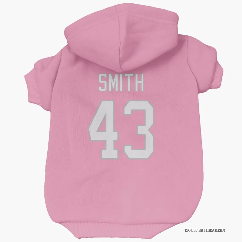 DeVonta Smith  Pink Carolina Panthers  Cat & Dog Pet Hoodie