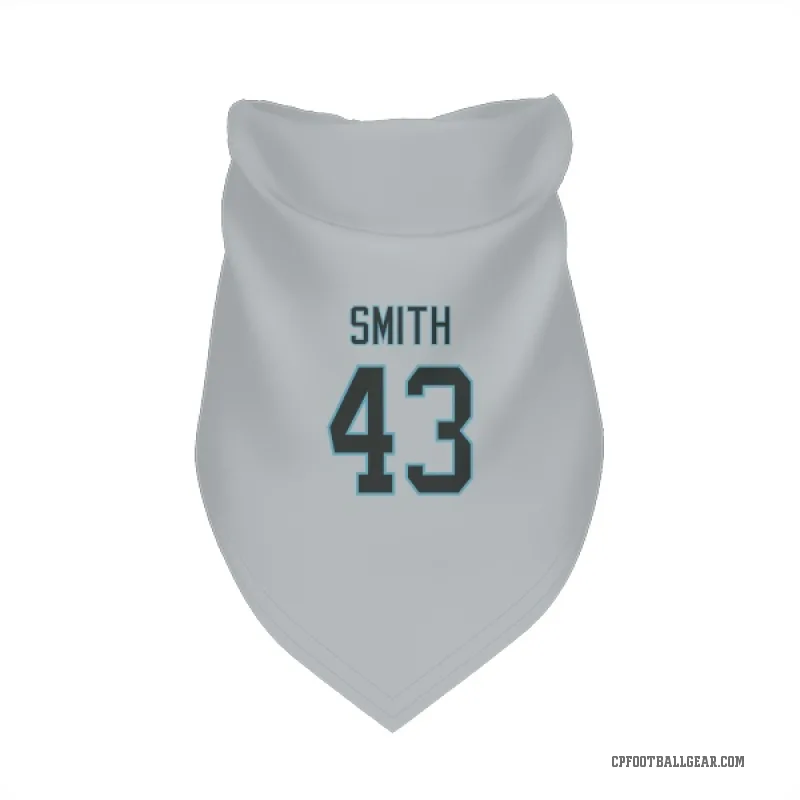 DeVonta Smith  White Carolina Panthers  Cat & Dog Pet Bandana