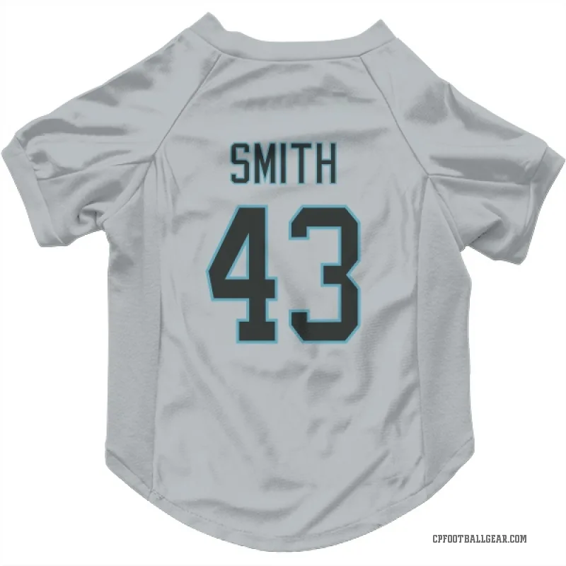 DeVonta Smith  White Carolina Panthers  Cat & Dog Pet Jersey