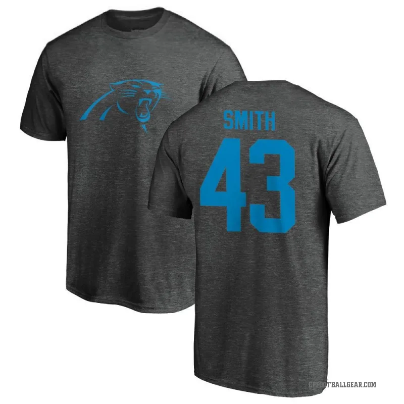 DeVonta Smith Youth Ash Carolina Panthers One Color T-Shirt -