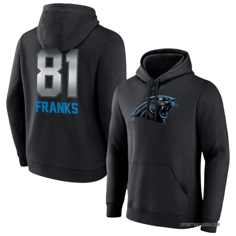 Feleipe Franks Youth Black Carolina Panthers Midnight Mascot Pullover Hoodie