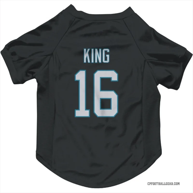 Haynes King  Black Carolina Panthers  Cat & Dog Pet Jersey