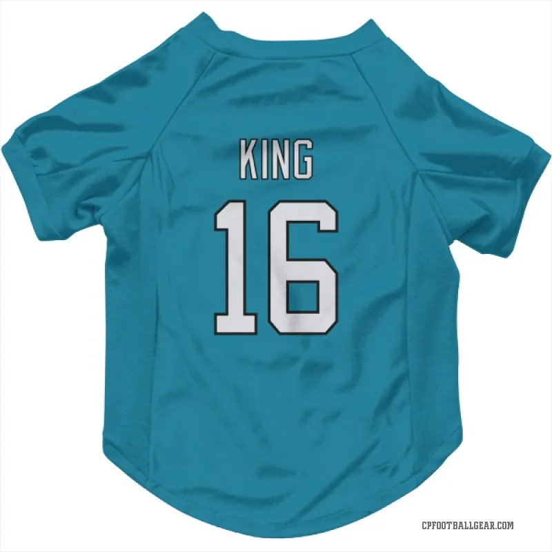 Haynes King  Blue Carolina Panthers  Cat & Dog Pet Jersey
