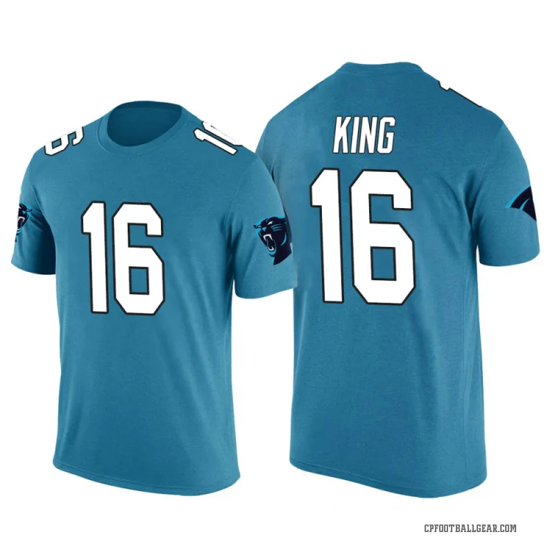 Haynes King Men's Blue Carolina Panthers Color Rush T-Shirt