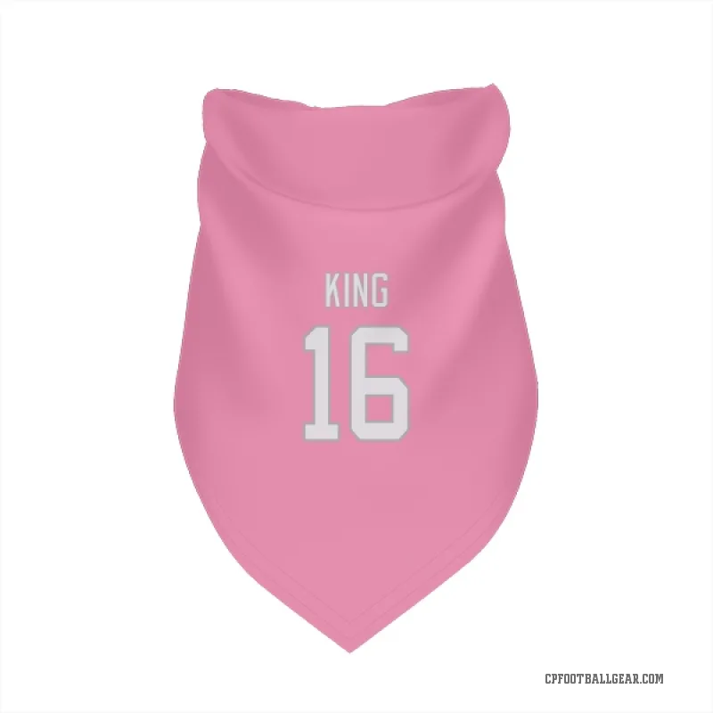 Haynes King  Pink Carolina Panthers  Cat & Dog Pet Bandana