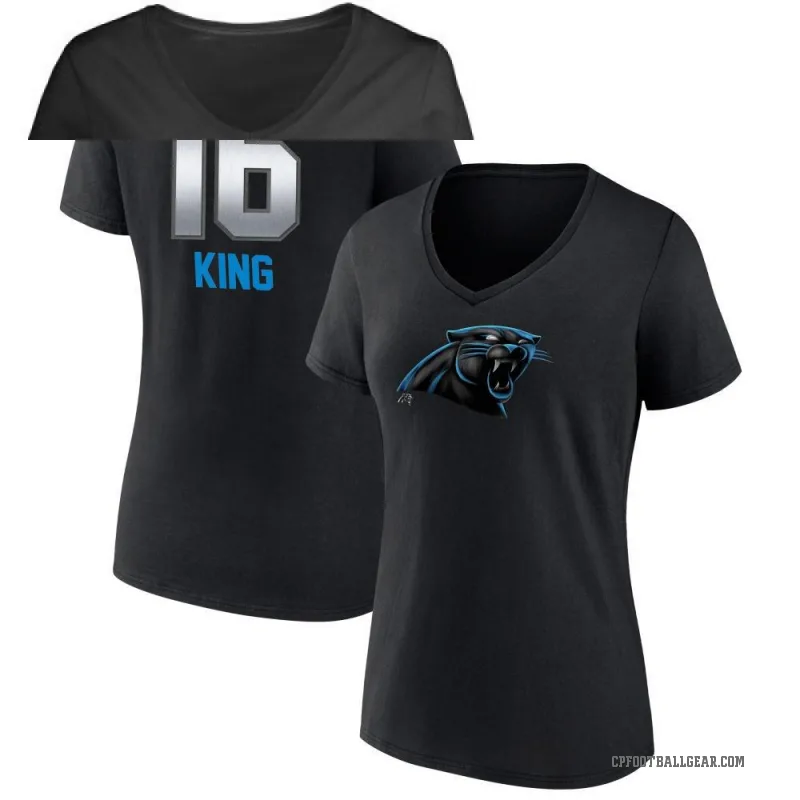 Haynes King Women's Black Carolina Panthers Midnight Mascot T-Shirt -