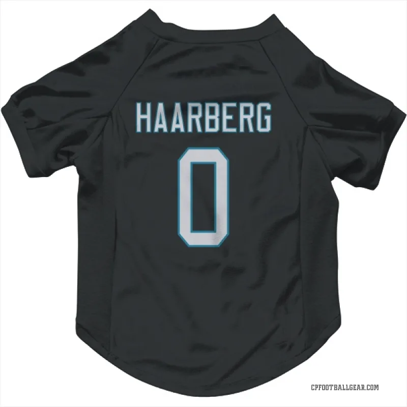 Heinrich Haarberg  Black Carolina Panthers  Cat & Dog Pet Jersey