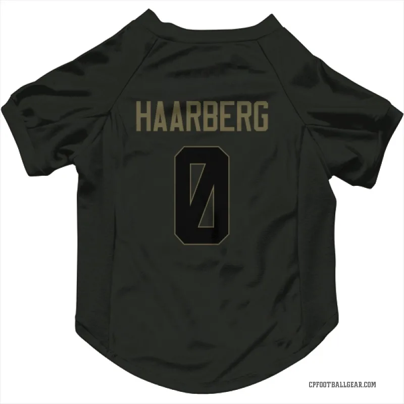 Heinrich Haarberg  Black Carolina Panthers  Service Cat & Dog Pet Jersey