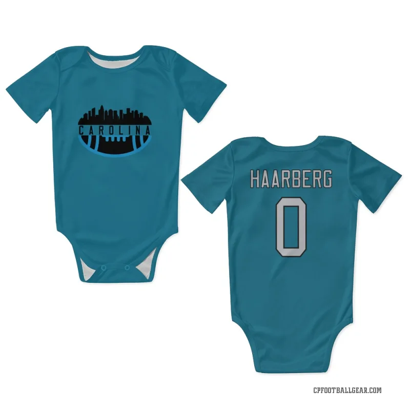 Heinrich Haarberg  Blue Carolina Panthers  Newborn & Infant Bodysuit