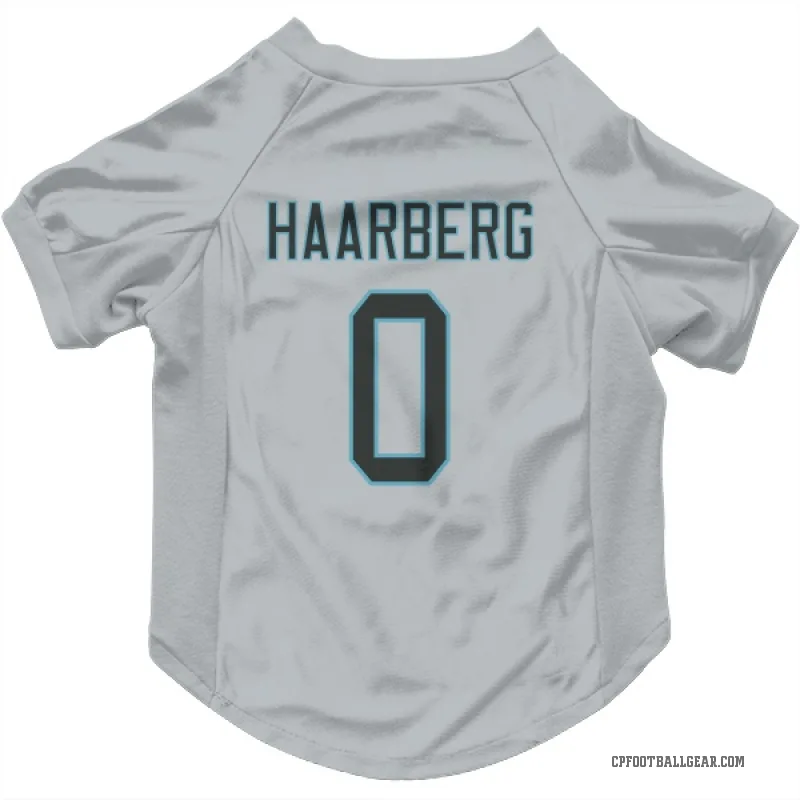 Heinrich Haarberg  Carolina Panthers   Silver Cat & Dog Pet Jersey