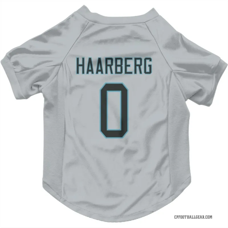 Heinrich Haarberg  White Carolina Panthers  Cat & Dog Pet Jersey