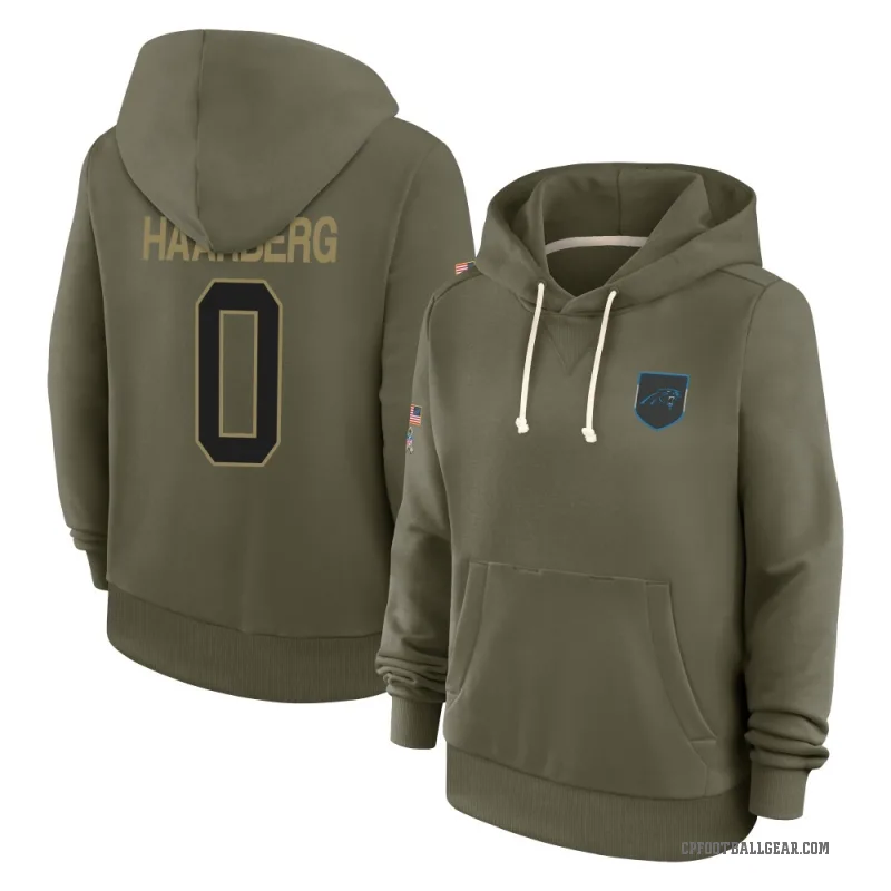 Heinrich Haarberg Women's Olive Carolina Panthers 2025 Salute to Service Hoodie