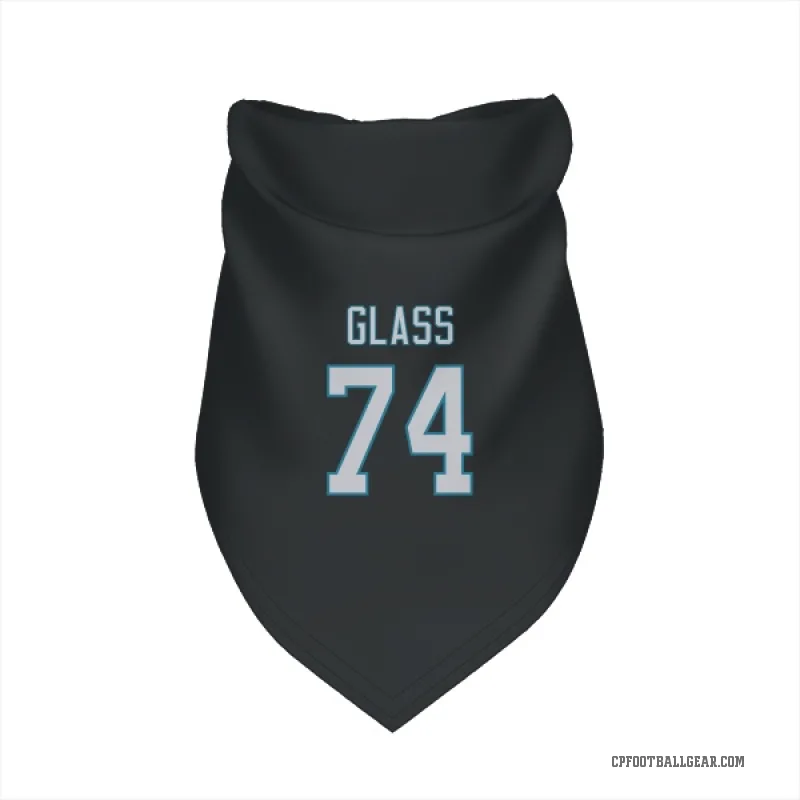 Isaia Glass  Black Carolina Panthers  Cat & Dog Pet Bandana