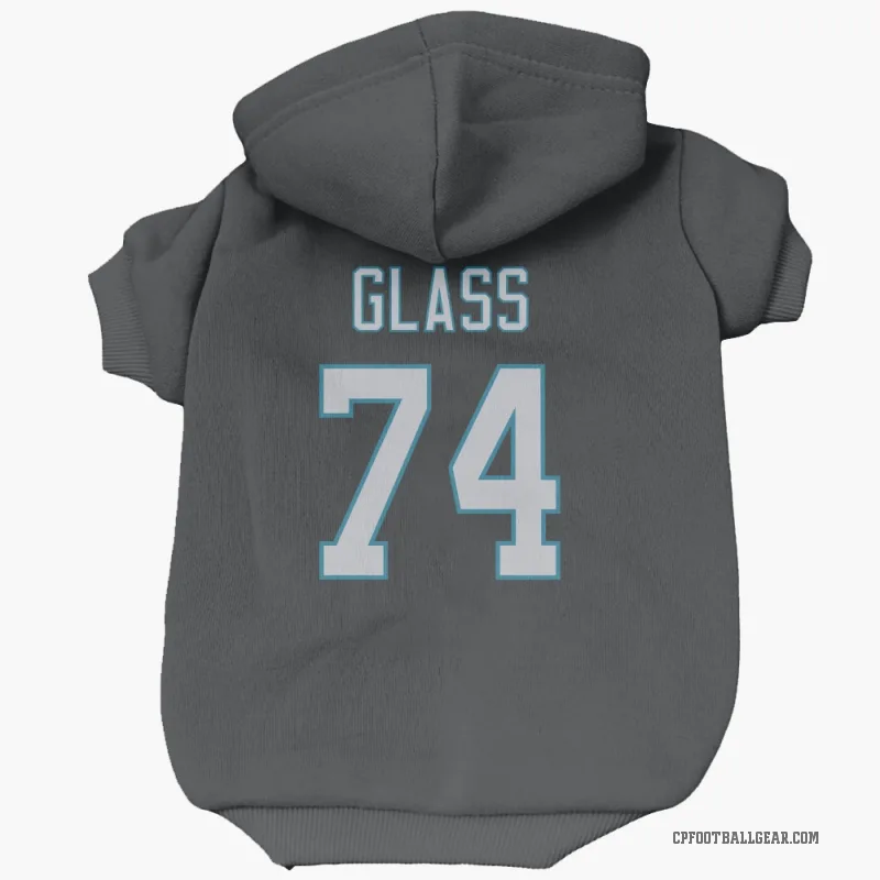 Isaia Glass  Black Carolina Panthers  Cat & Dog Pet Hoodie
