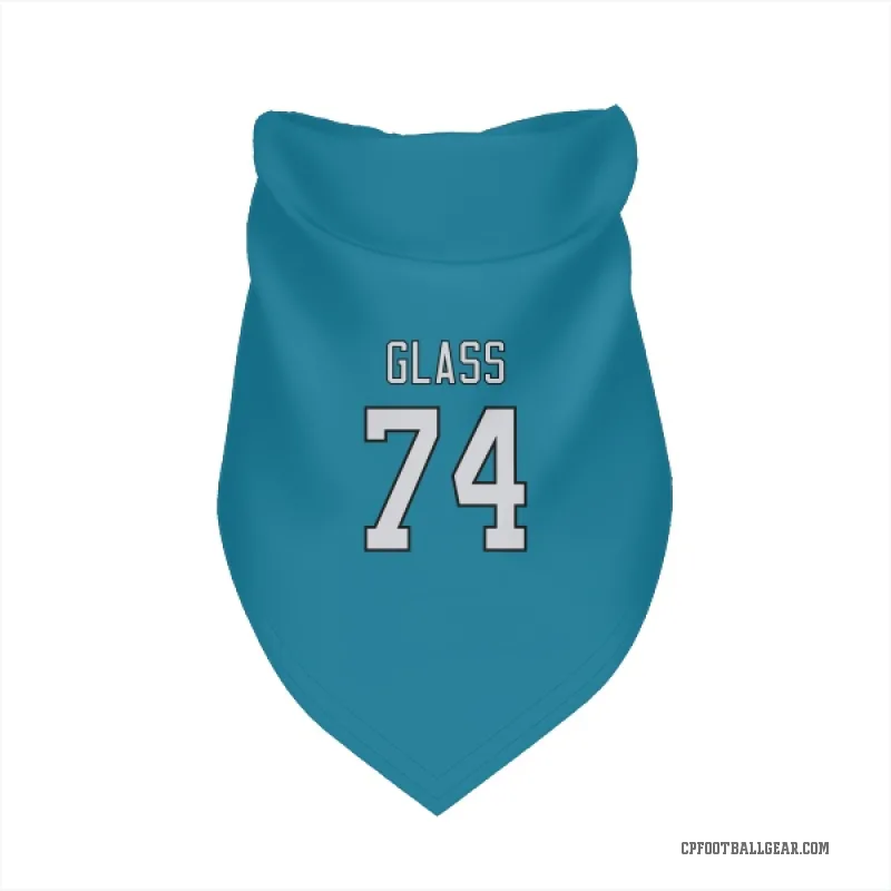 Isaia Glass  Blue Carolina Panthers  Cat & Dog Pet Bandana