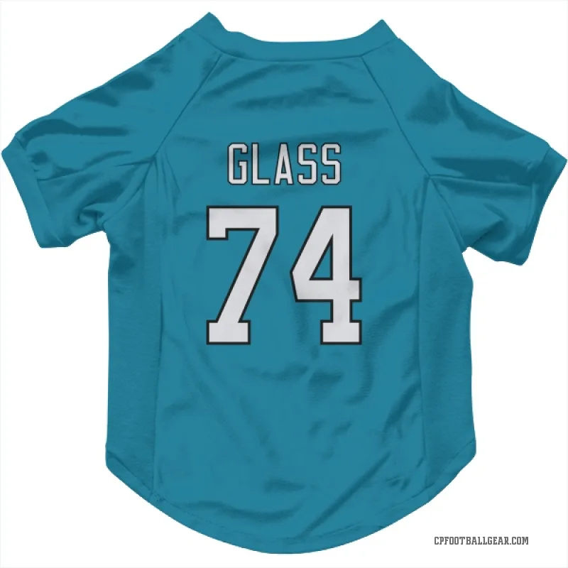 Isaia Glass  Blue Carolina Panthers  Cat & Dog Pet Jersey