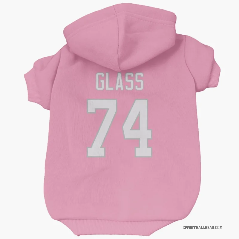 Isaia Glass  Pink Carolina Panthers  Cat & Dog Pet Hoodie