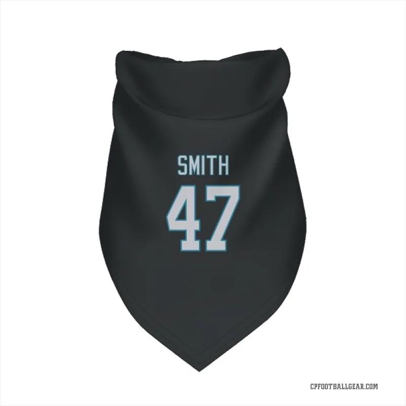 Isaiah Smith  Black Carolina Panthers  Cat & Dog Pet Bandana